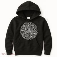 Curse Word Mandala Graphic Kids Hoodie thumb 0