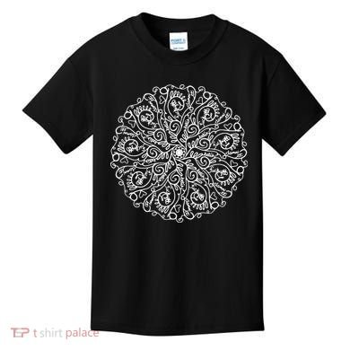 Curse Word Mandala Graphic Kids T-Shirt