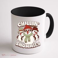 Chillin With My Snowmies Coffee Mug thumb 1