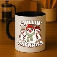 Chillin With My Snowmies Coffee Mug thumb 4