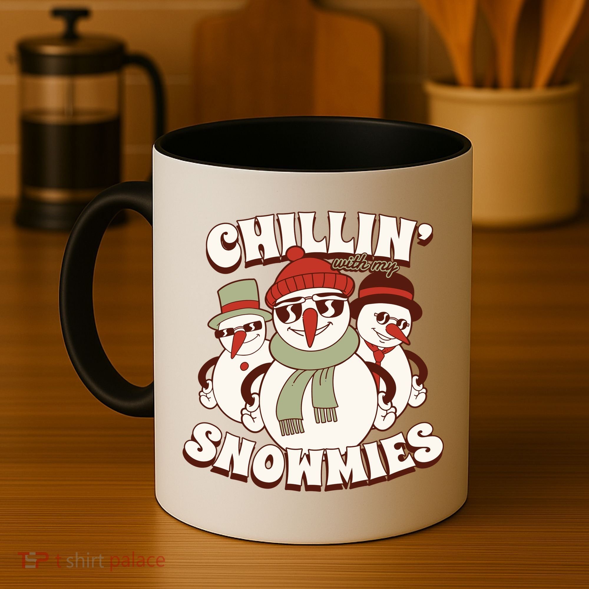 Chillin With My Snowmies Coffee Mug