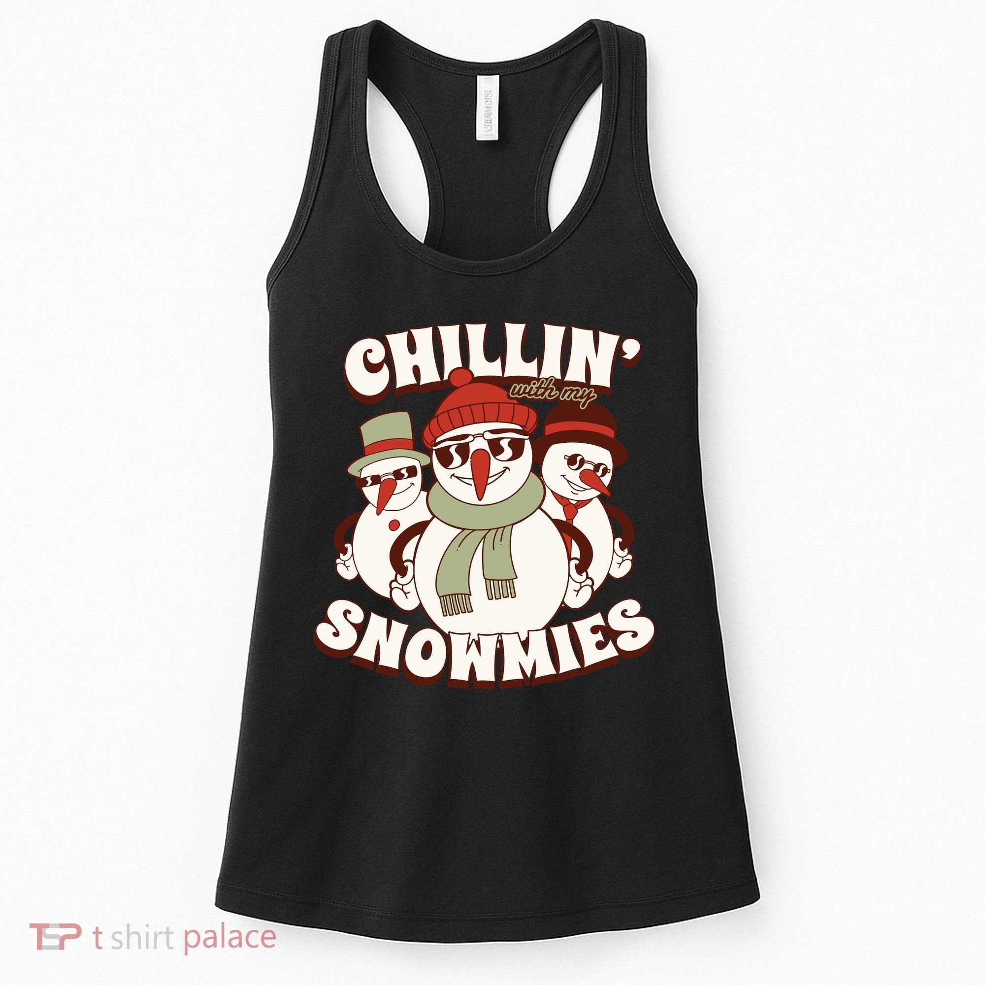 Chillin With My Snowmies Women's Tank Top
