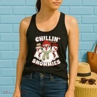 Chillin With My Snowmies Women's Tank Top thumb 2
