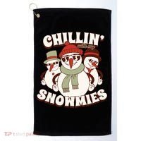 Chillin With My Snowmies Golf Towel thumb 0