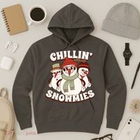 Chillin With My Snowmies Hoodie thumb 3