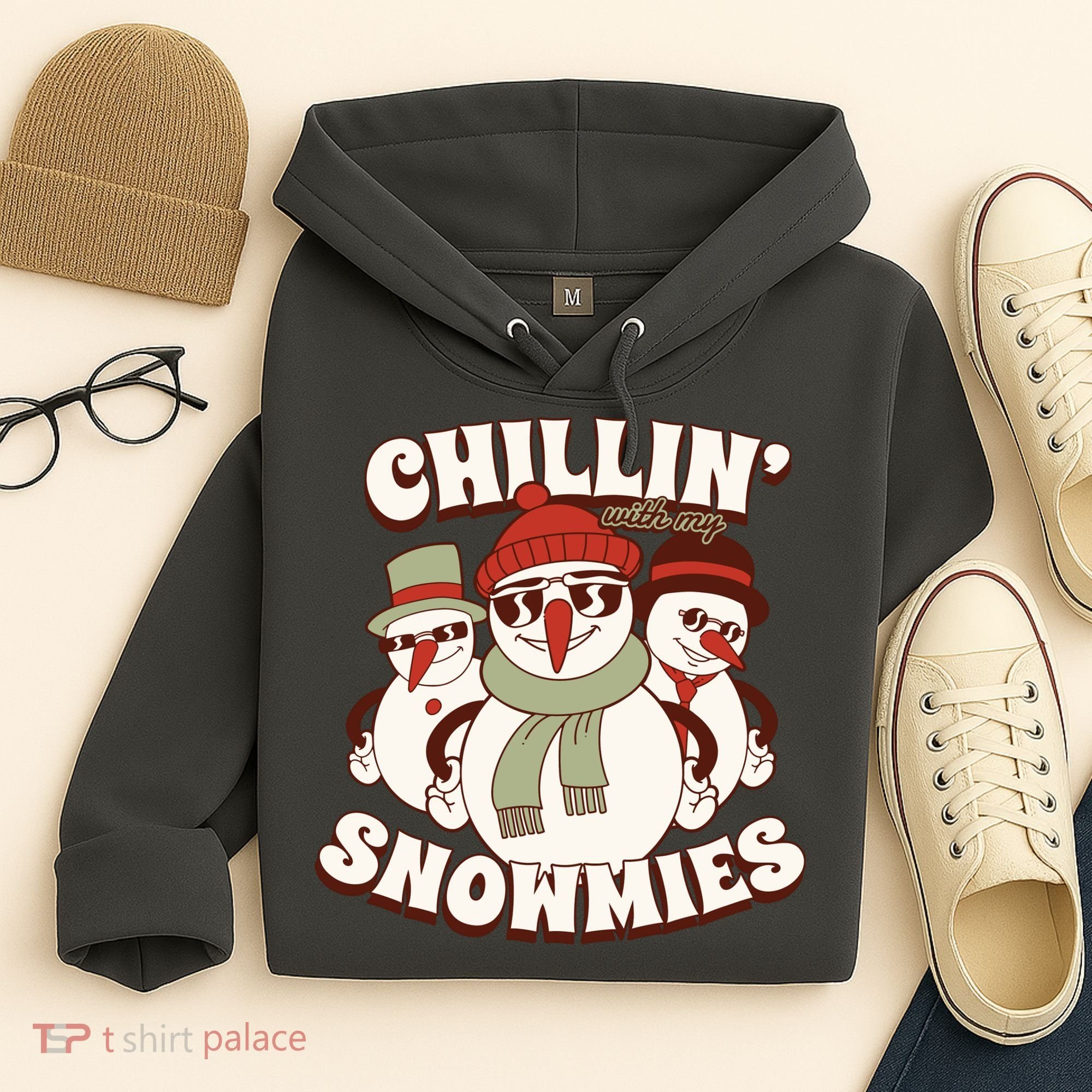 Chillin With My Snowmies Hoodie