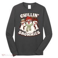 Chillin With My Snowmies Long Sleeve Shirt thumb 0