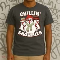 Chillin With My Snowmies T-Shirt thumb 3