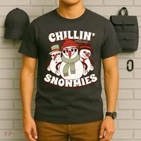 Chillin With My Snowmies T-Shirt thumb 6
