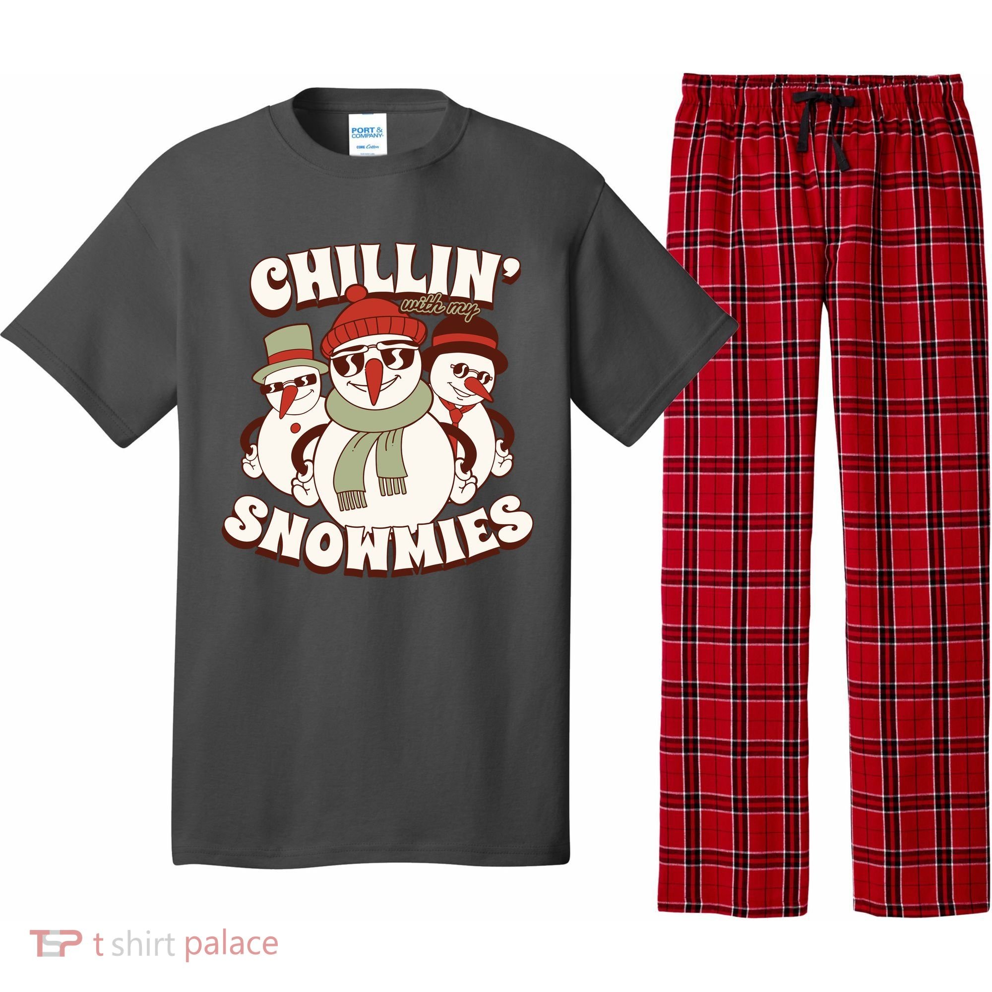 Chillin With My Snowmies Pajama Set