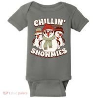 Chillin With My Snowmies Baby Bodysuit thumb 0