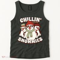 Chillin With My Snowmies Tank Top thumb 2