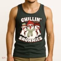 Chillin With My Snowmies Tank Top thumb 3