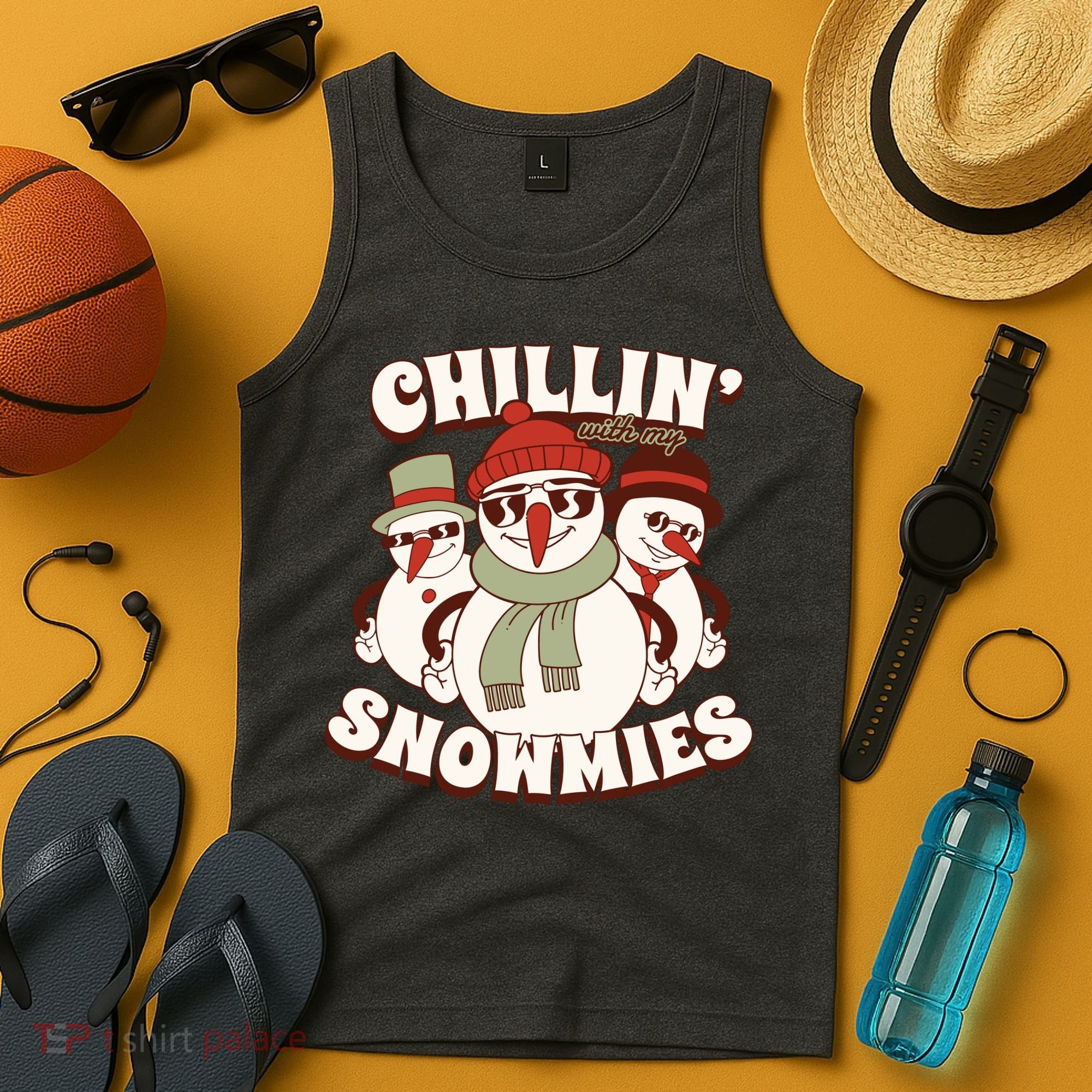 Chillin With My Snowmies Tank Top