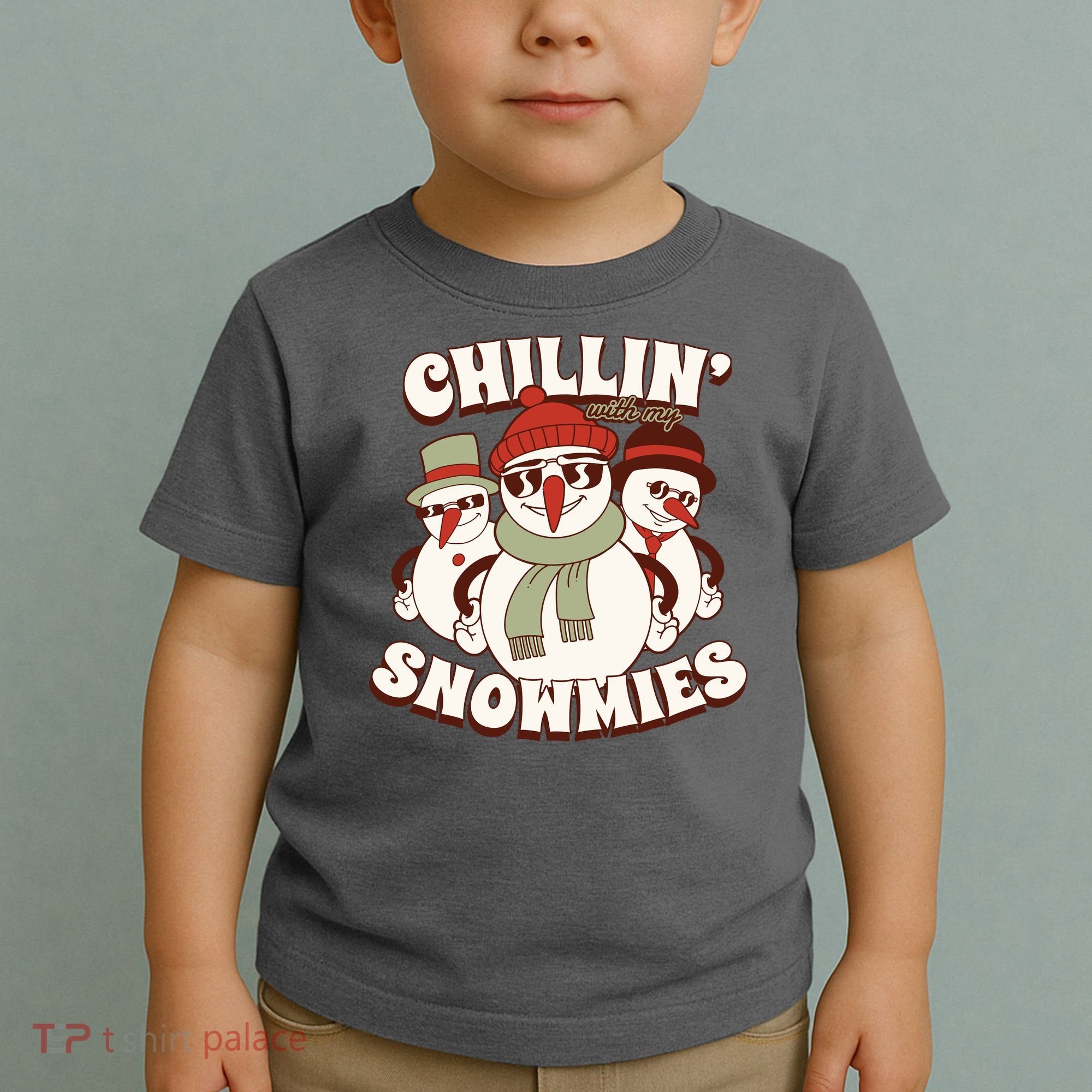 Chillin With My Snowmies Toddler T-Shirt