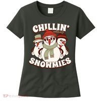Chillin With My Snowmies Women's T-Shirt thumb 0
