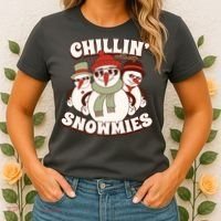 Chillin With My Snowmies Women's T-Shirt thumb 2