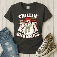 Chillin With My Snowmies Women's T-Shirt thumb 3