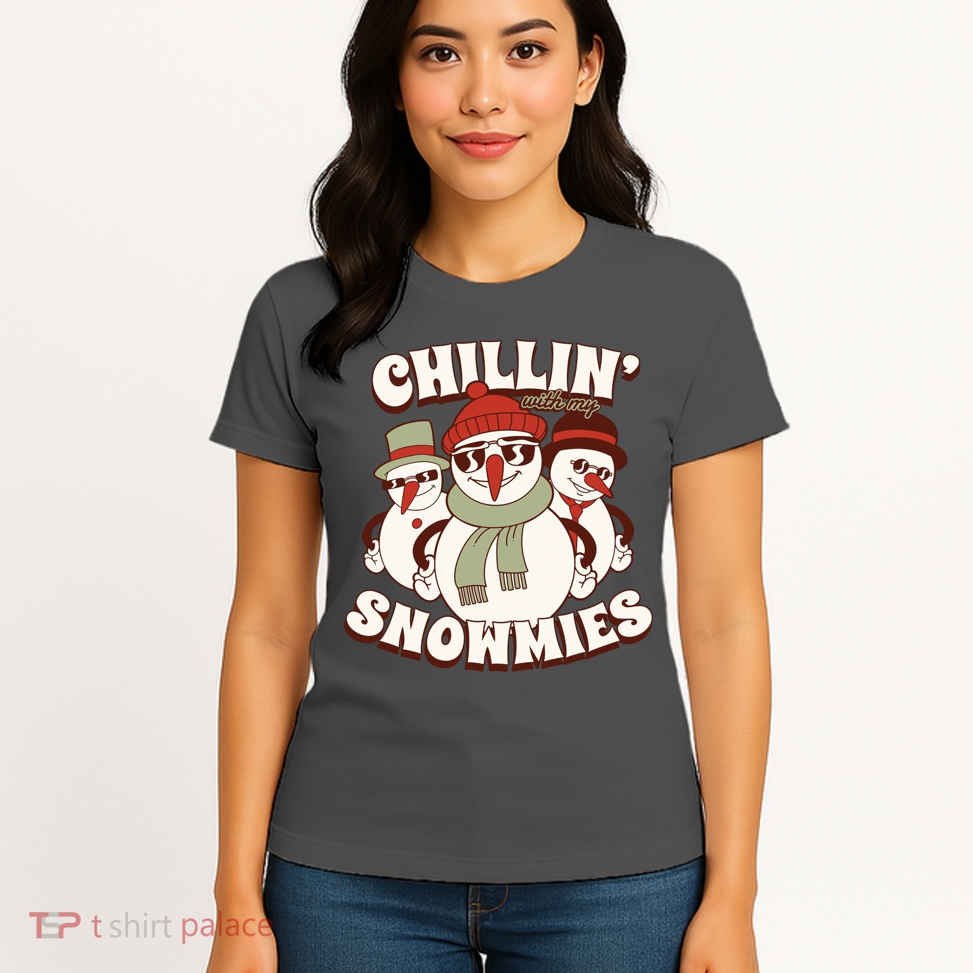 Chillin With My Snowmies Women's T-Shirt