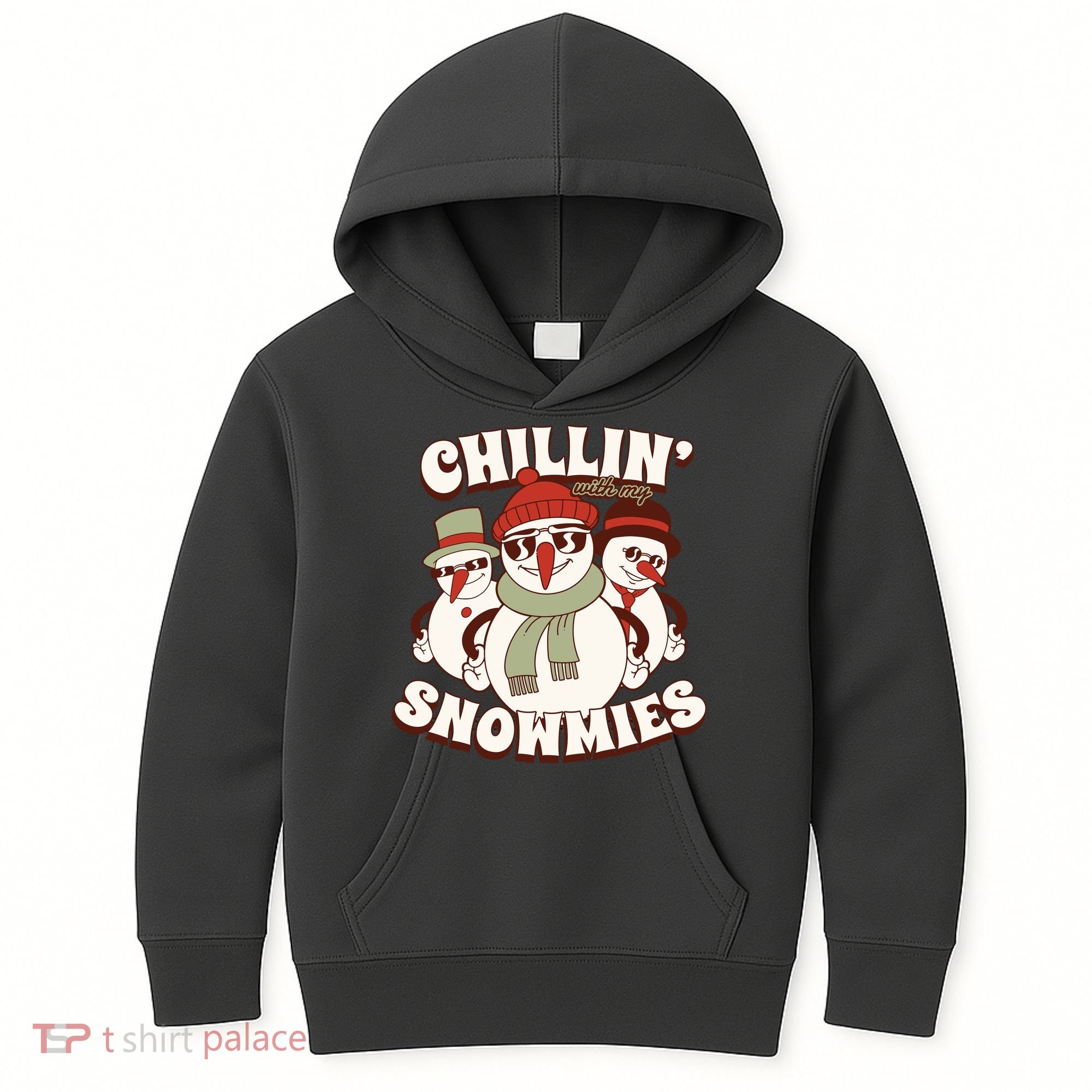 Chillin With My Snowmies Kids Hoodie