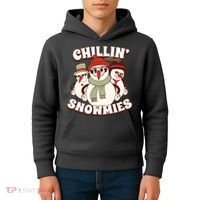 Chillin With My Snowmies Kids Hoodie thumb 4