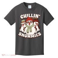 Chillin With My Snowmies Kids T-Shirt thumb 0
