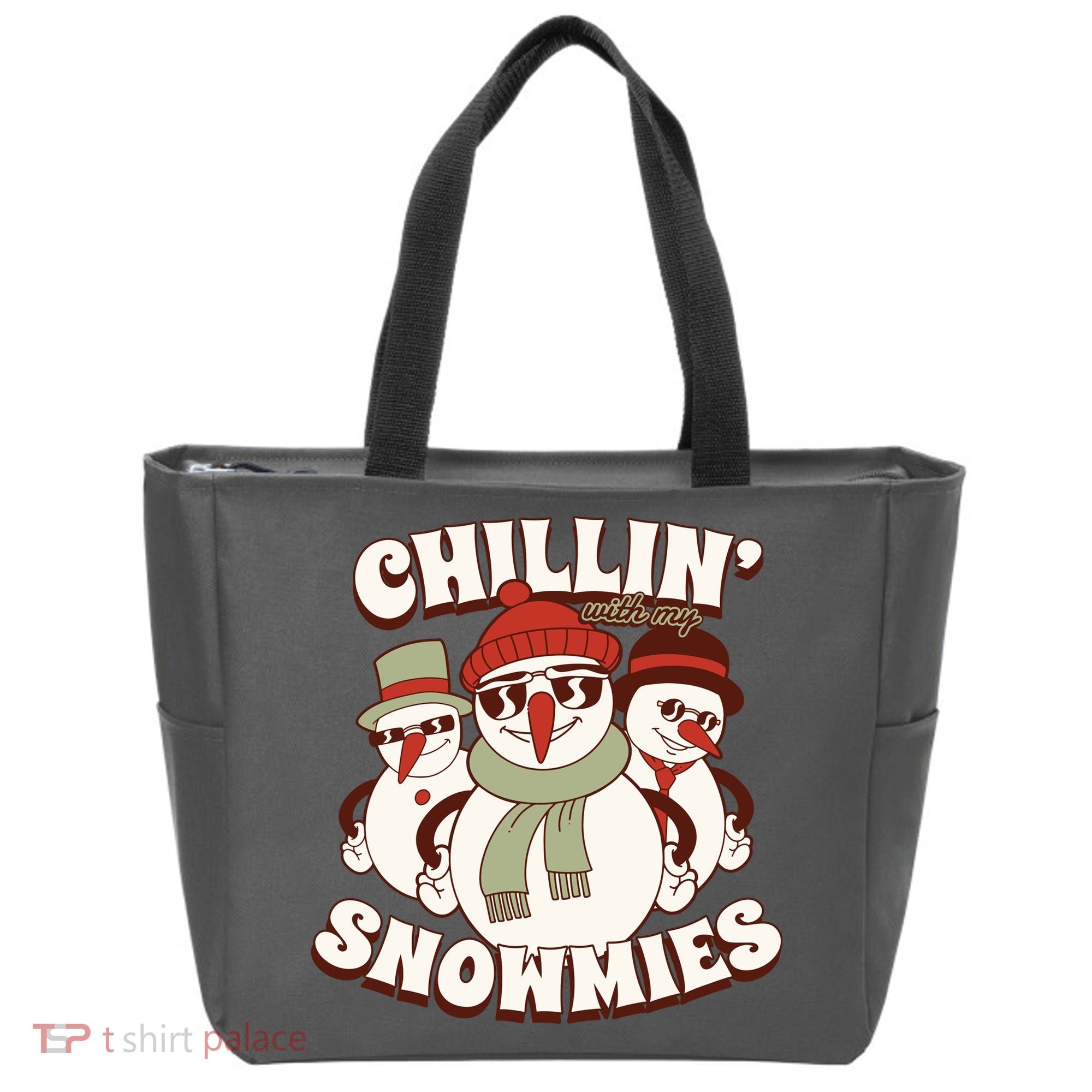 Chillin With My Snowmies Tote Bag