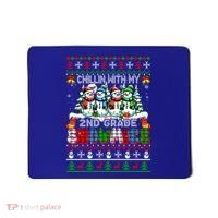 Chillin With My 2nd Grade Snowmies Xmas Team Teacher Gift Mousepad thumb 0