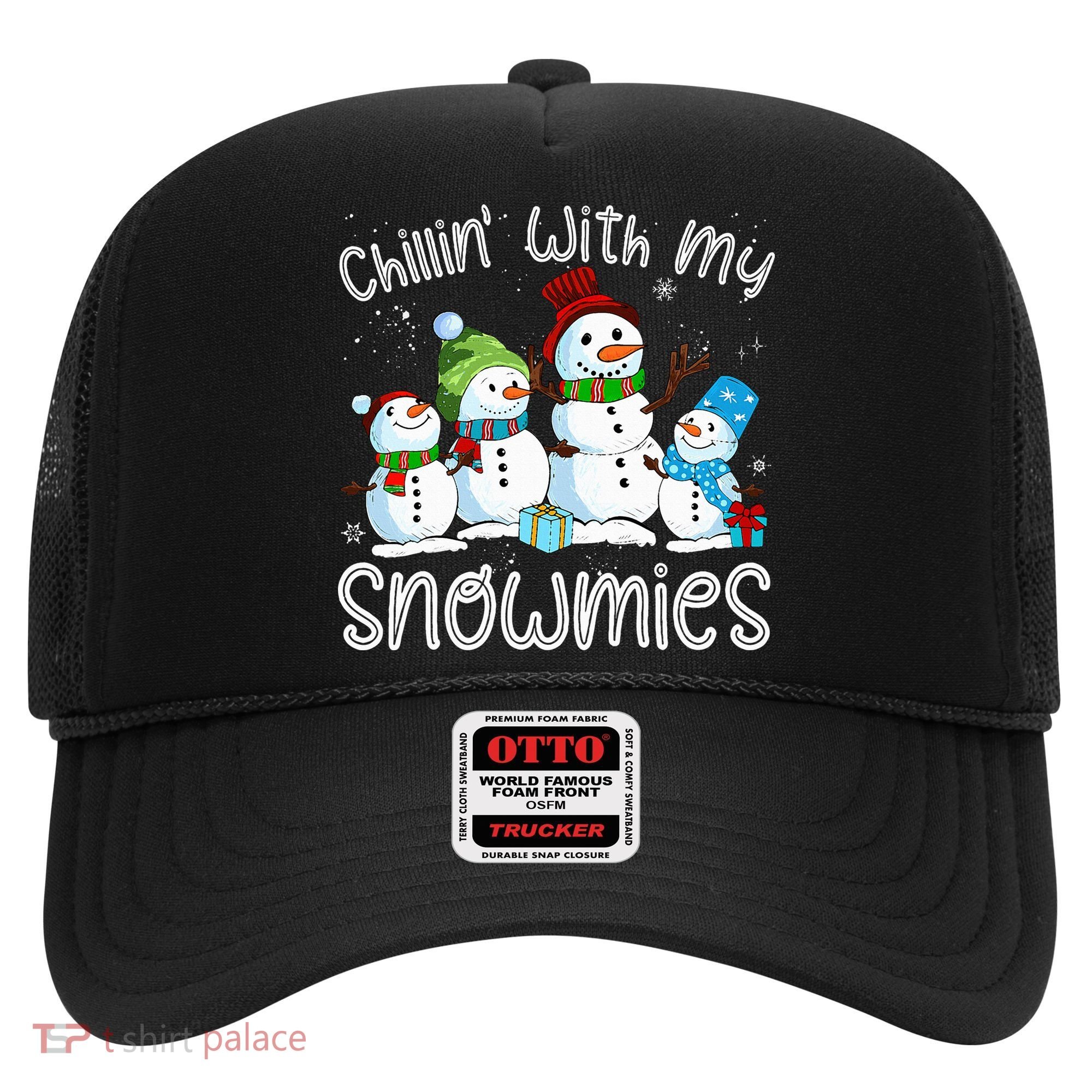 Chillin With My Snowmies Ugly Snowman Christmas Hat