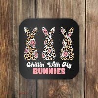 Chillin With My Bunnies Easter Cute Coaster thumb 0