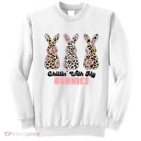 Chillin With My Bunnies Easter Cute Sweatshirt thumb 0