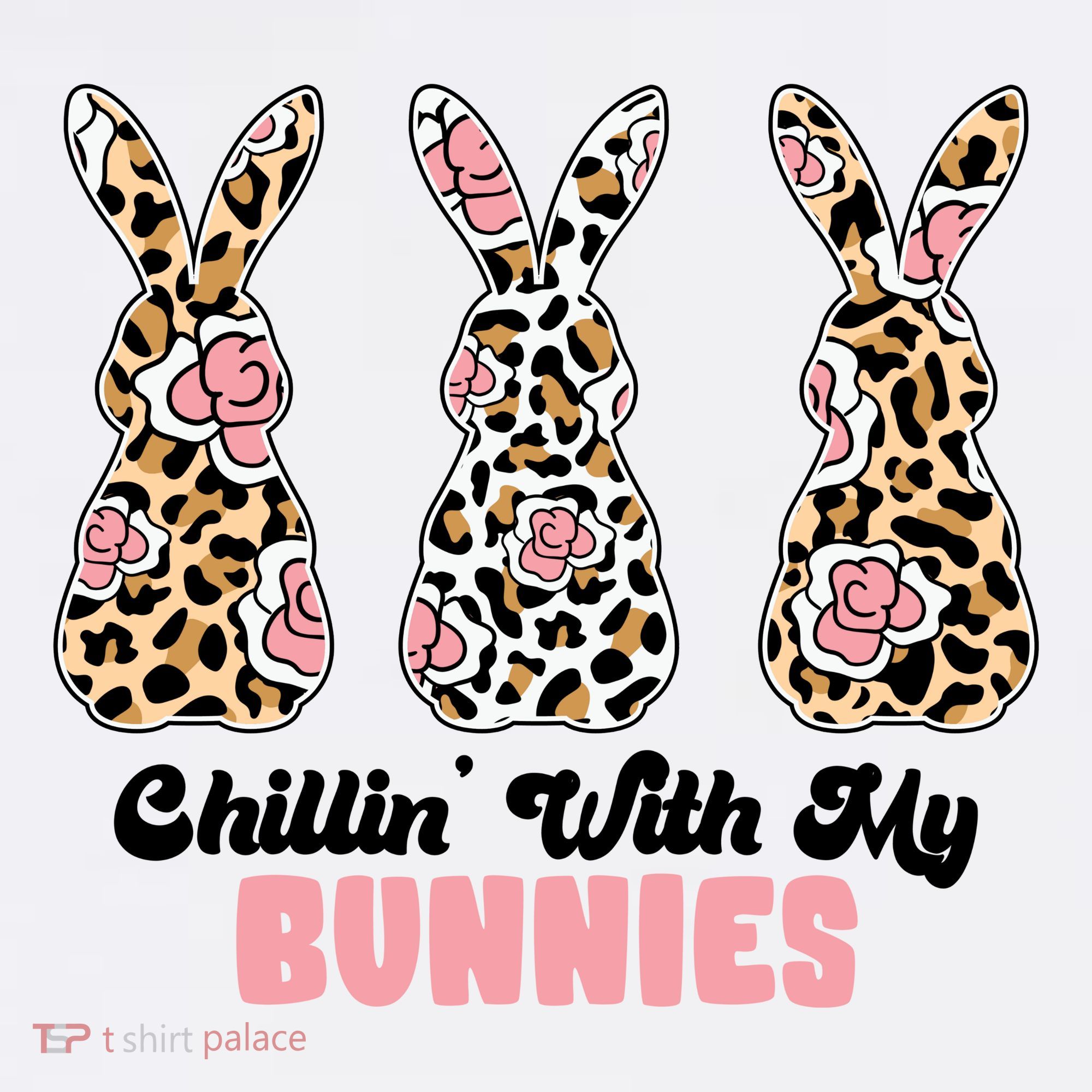 Chillin With My Bunnies Easter Cute Sweatshirt