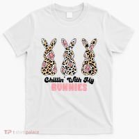 Chillin With My Bunnies Easter Cute T-Shirt thumb 0