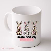 Chillin With My Bunnies Easter Cute Coffee Mug thumb 0