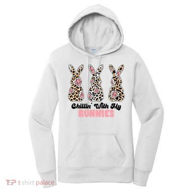 Chillin With My Bunnies Easter Cute Women's Hoodie