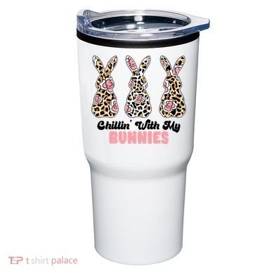 Chillin With My Bunnies Easter Cute Tumbler