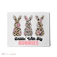Chillin With My Bunnies Easter Cute Mousepad thumb 0