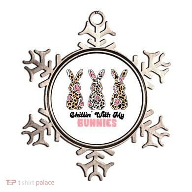 Chillin With My Bunnies Easter Cute Ornament