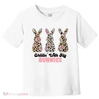 Chillin With My Bunnies Easter Cute Toddler T-Shirt thumb 0