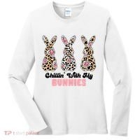 Chillin With My Bunnies Easter Cute Women's Long Sleeve Shirt thumb 0
