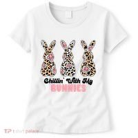 Chillin With My Bunnies Easter Cute Women's T-Shirt thumb 0