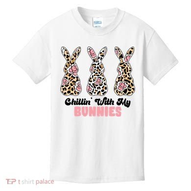 Chillin With My Bunnies Easter Cute Kids T-Shirt