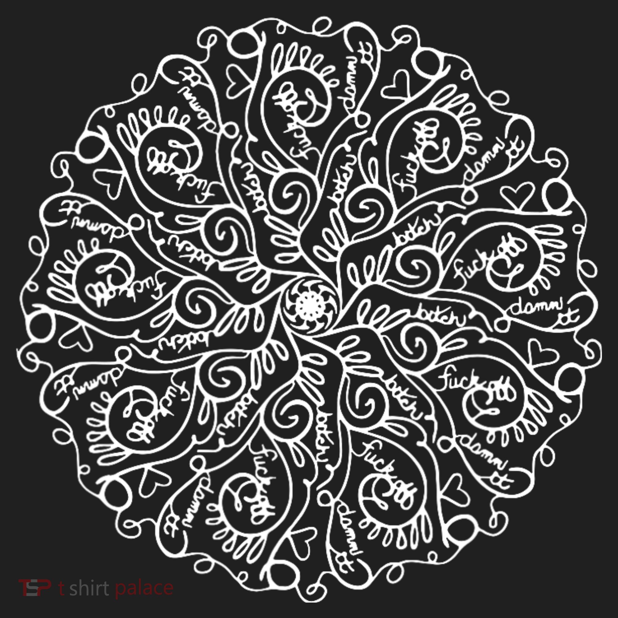 Curse Word Mandala Graphic Tees Women's Sweatshirt