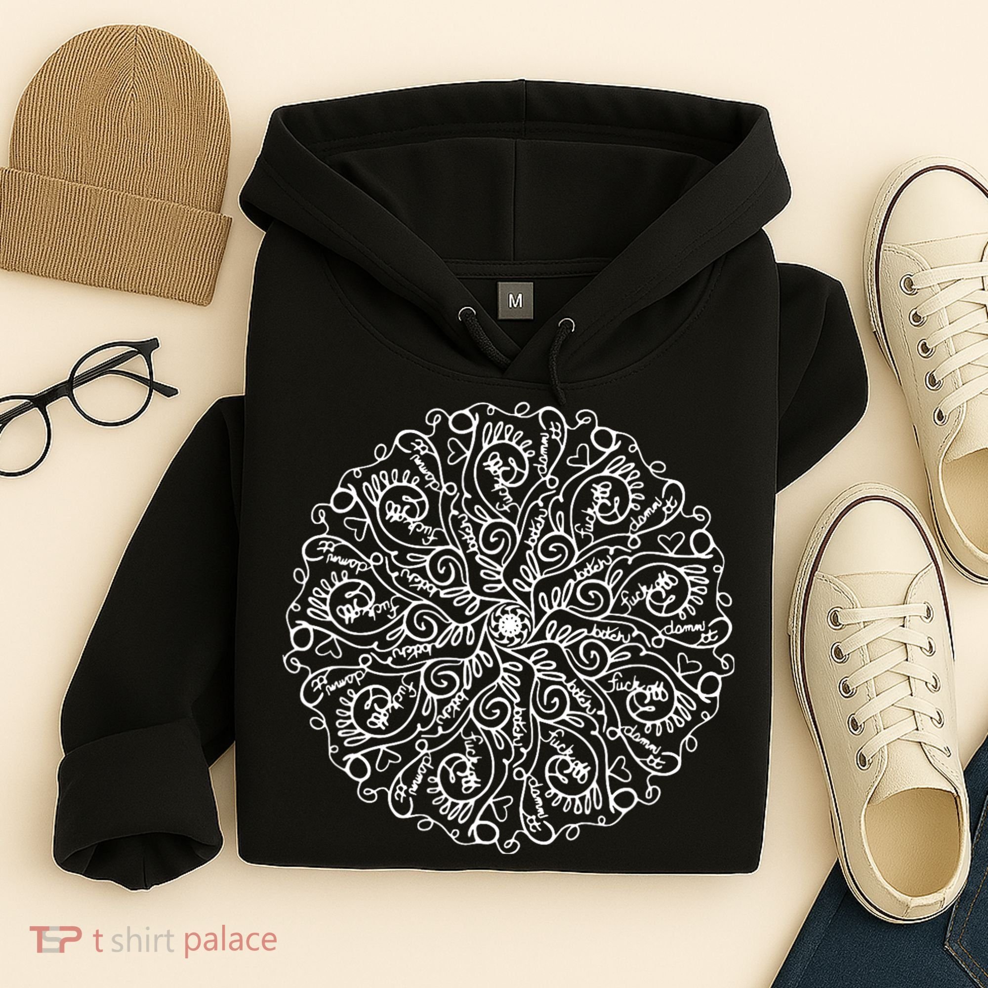Curse Word Mandala Graphic Tees Hoodie