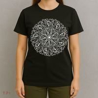 Curse Word Mandala Graphic Tees T-Shirt thumb 4