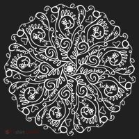 Curse Word Mandala Graphic Tees Beanie thumb 2