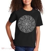 Curse Word Mandala Graphic Tees Kids T-Shirt thumb 2