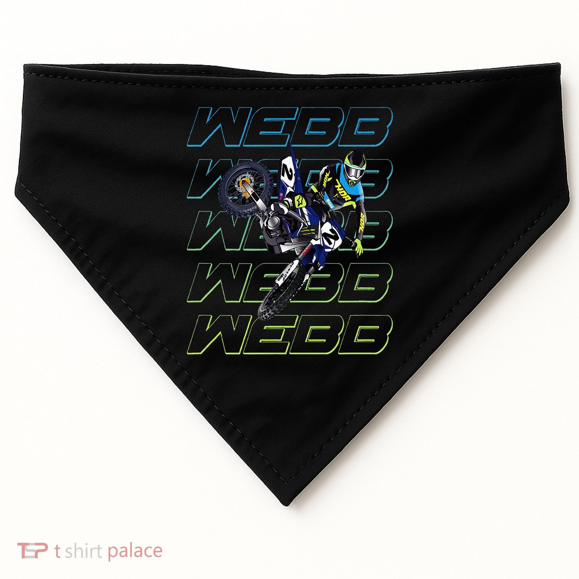 Cw2 Webb Motocross Cooper Supercross USA-Made Doggie Bandana