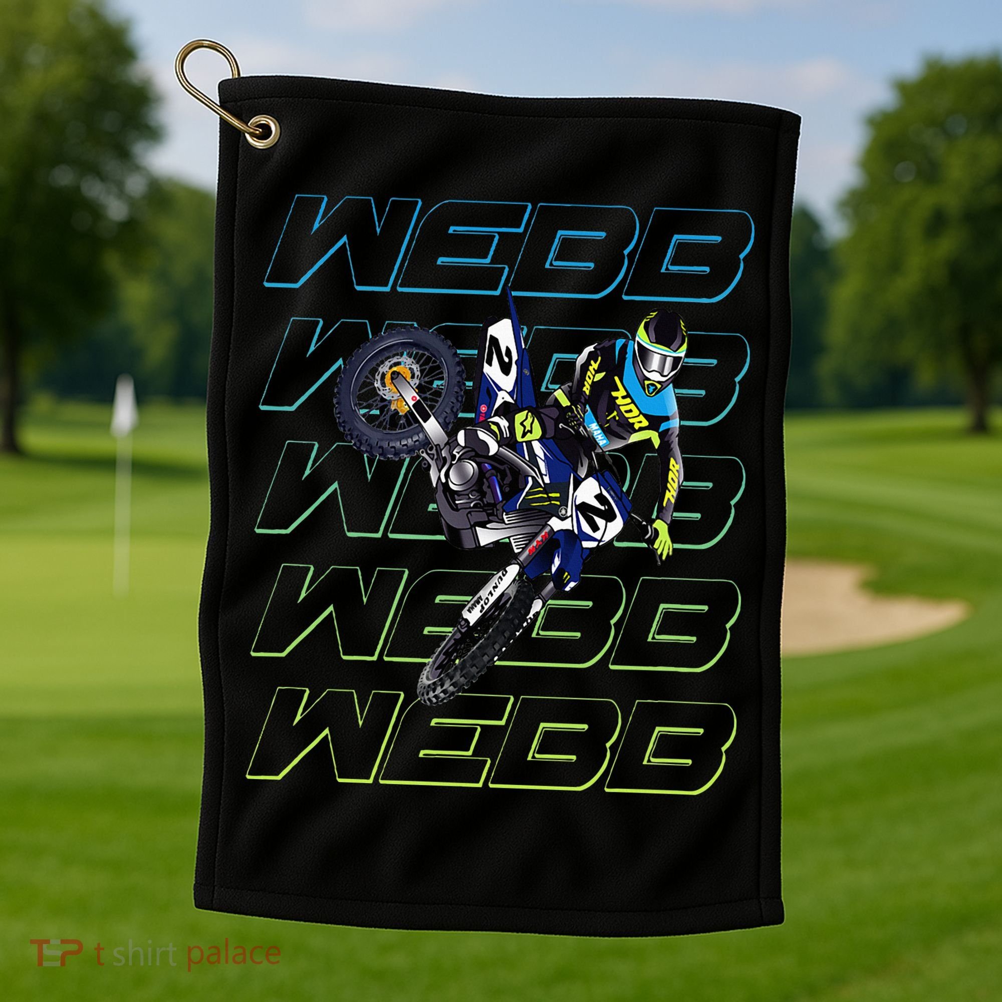 Cw2 Webb Motocross Cooper Supercross Golf Towel