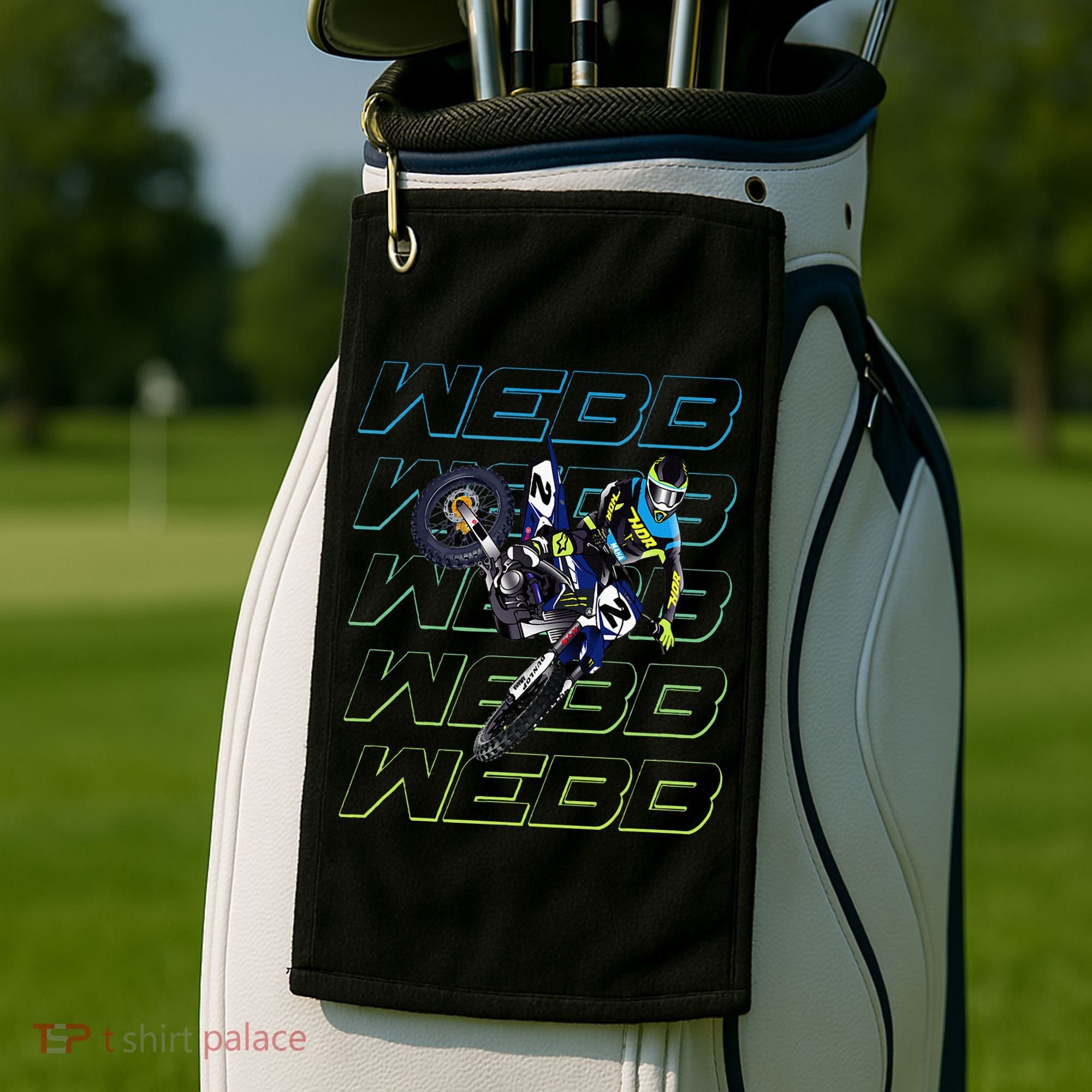 Cw2 Webb Motocross Cooper Supercross Golf Towel